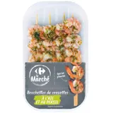 Brochettes de Crevette Ail et Persil CARREFOUR LE MARCHE