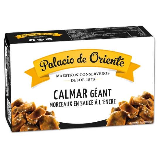 Calmars Géant Morecaux En Sauce A l'Encre PALACIO DE ORIENTE