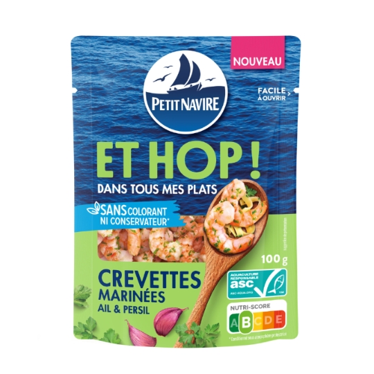 Crevettes Marinées à l'Ail et Persil PETIT NAVIRE