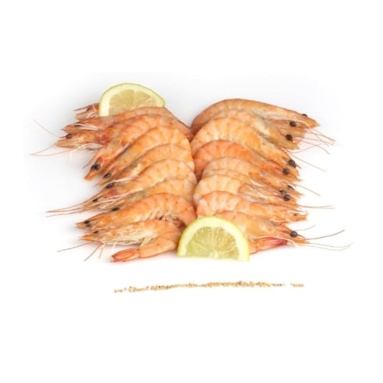 Crevettes cuites 80/100 ASC