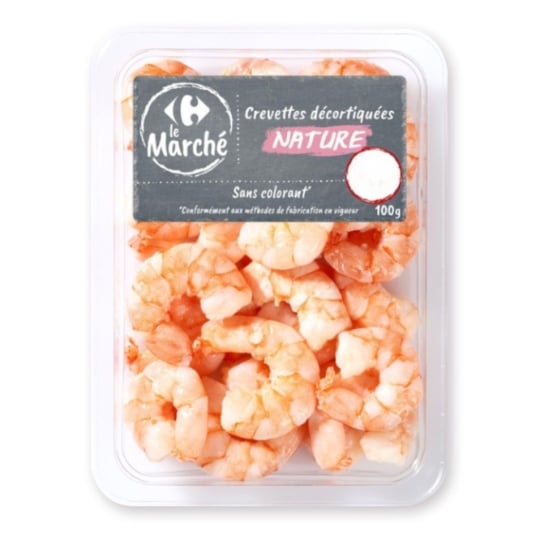 Crevettes décortiquées nature