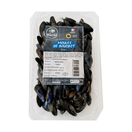 Moules de bouchot CARREFOUR