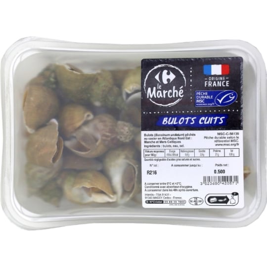 Bulots Cuits MSC CARREFOUR LE MARCHE