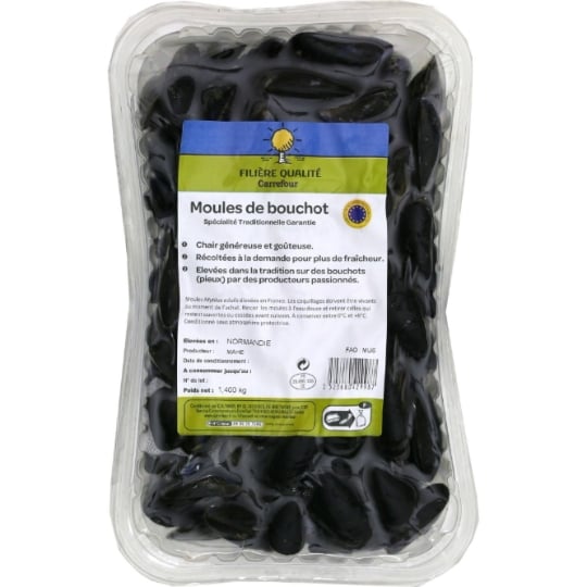 Moules  de bouchot FILIERE QUALITE CARREFOUR