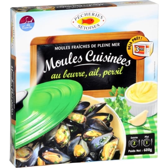 Moules au beurre, ail, persil PECHERIES SETOISES