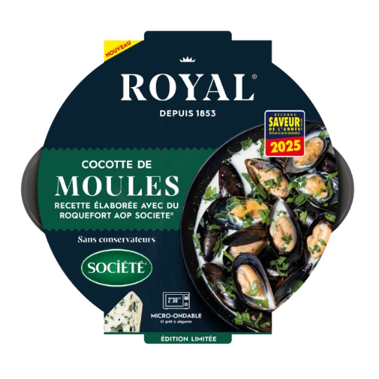Moules Cuisinées au Roquefort ROYAL