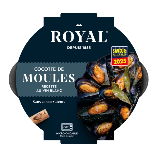 Cocotte de moules recette au vin blanc ROYAL