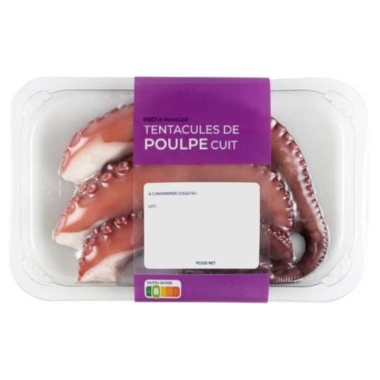 Tentacules de pouple cuit