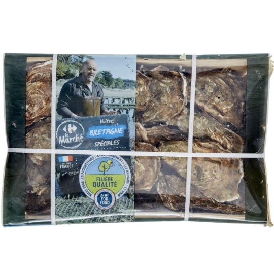 Huîtres Spéciales de Bretagne N°2 FILIERE QUALITE CARREFOUR