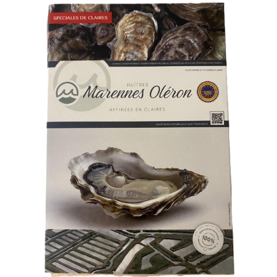 Huitres IGP N°2 HUITRES SPECIALES DE CLAIRES IGP MARENNES OLERON