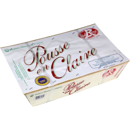 Huîtres Pousse en Claire Marennes-d'Oléron N°2 IGP Label Rouge