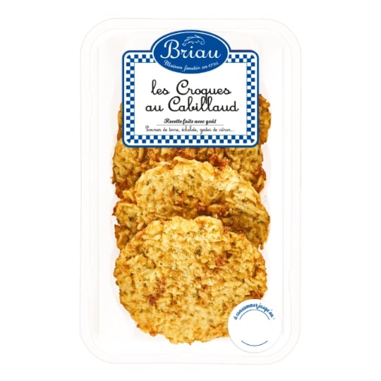 Plat préparé croque cabillaud MAISON BRIAU