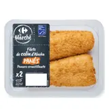 Filets de Colin d'Alaska MSC Panés CARREFOUR LE MARCHE