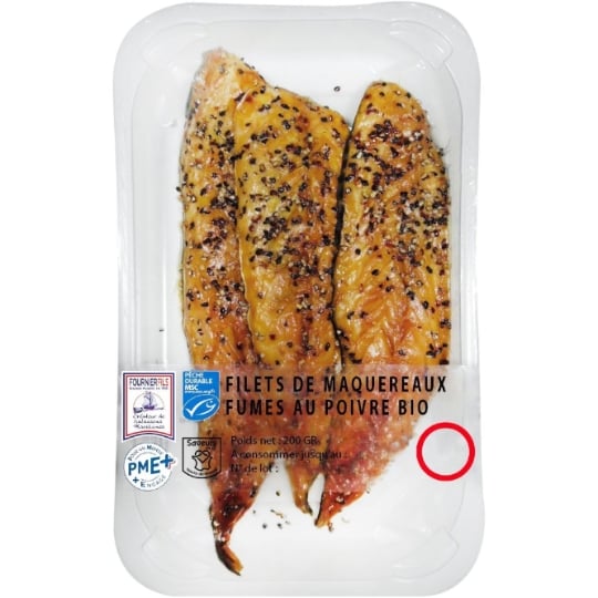 Filet de Maquereaux cuits et fermes au poivre noir FOURNIER FILS
