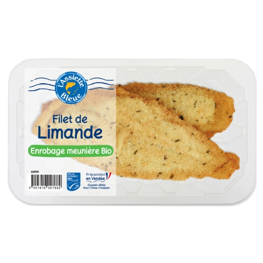 Filets de limande enrobage façon meunière L'ASSIETTE BLEUE