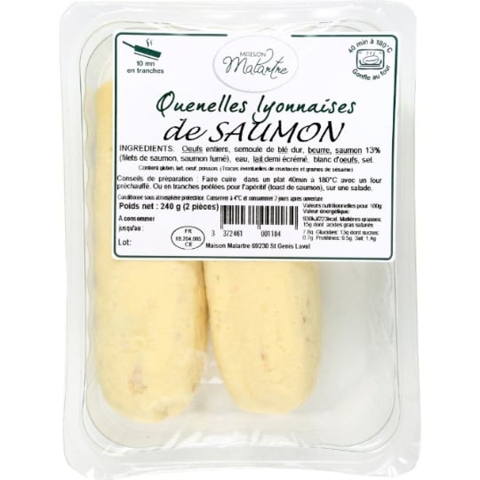 Quenelles de saumon MAISON MALARTRE