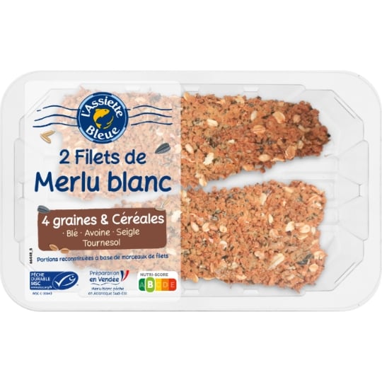 Filet de Merlu Panure au Graines