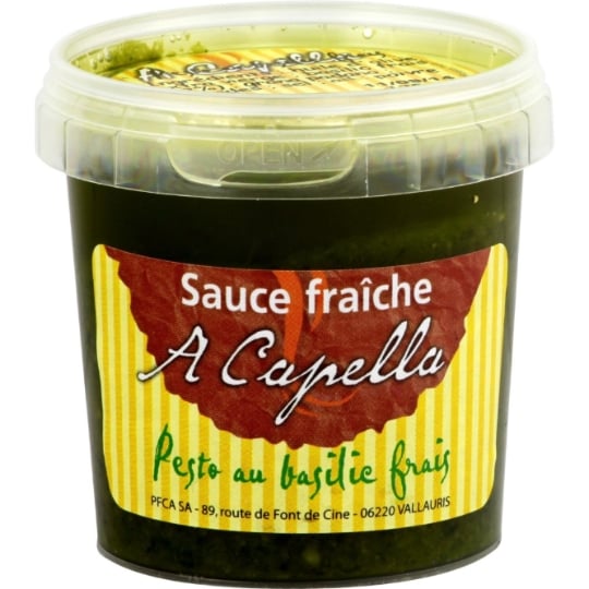 Sauce Pesto au basilic frais A CAPELLA