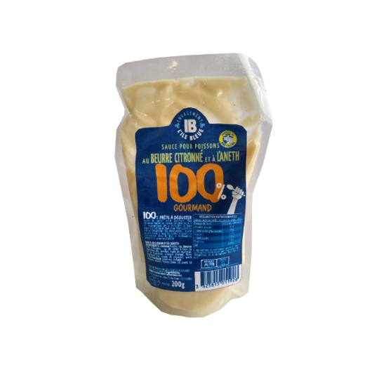 Sauce pour Poissons au Beurre Citronné et à l'Aneth ILE BLEUE