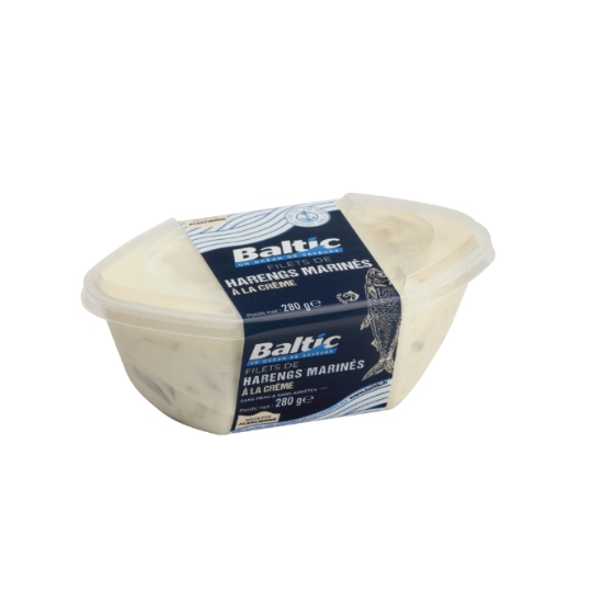 Filets de Harengs à la Crème, Sans Peau & Sans Arêtes BALTIC