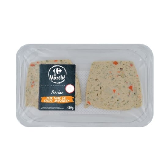 Terrine noix de Saint-Jacques CARREFOUR LE MARCHE