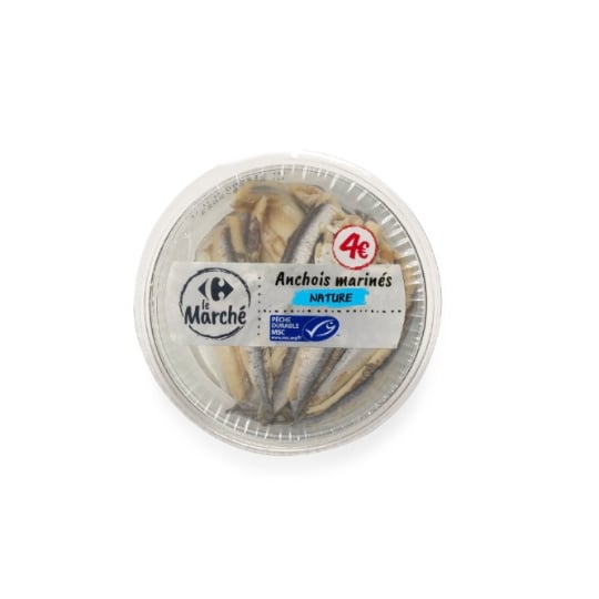 Filet d'anchois MSC nature CARREFOUR LE MARCHE