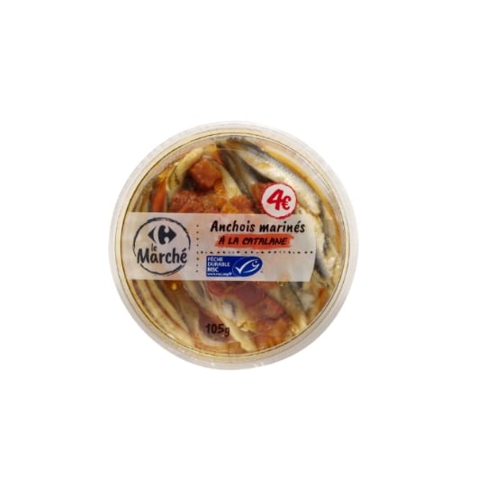 Filets anchois  à la Catalane CARREFOUR LE MARCHE