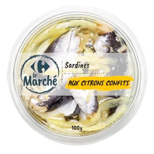Sardines citron confit CARREFOUR LE MARCHE