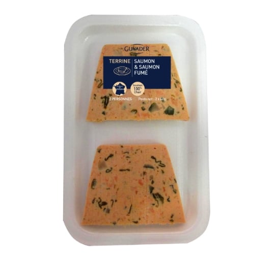 Terrine au saumon et saumon fumé GUYADER