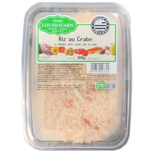 Salade de Riz au Crabe LOUSSOUARN