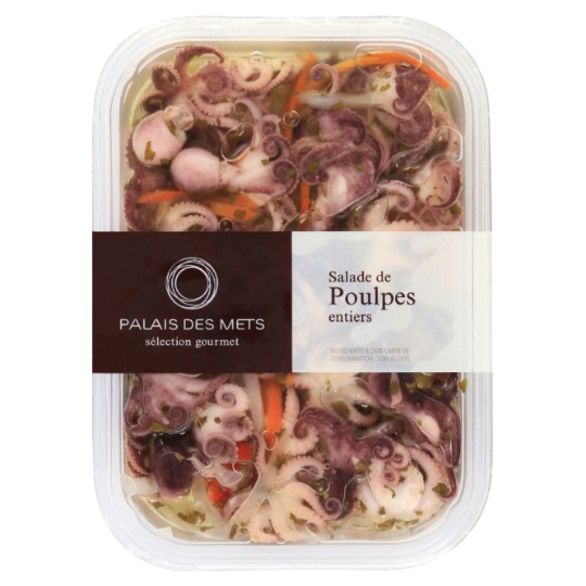 Salade de poulpes entiers PALAIS DES METS