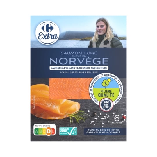 Saumon Fumé de Norvège CARREFOUR EXTRA