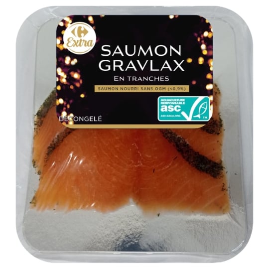 Saumon Gravlax ASC CARREFOUR EXTRA