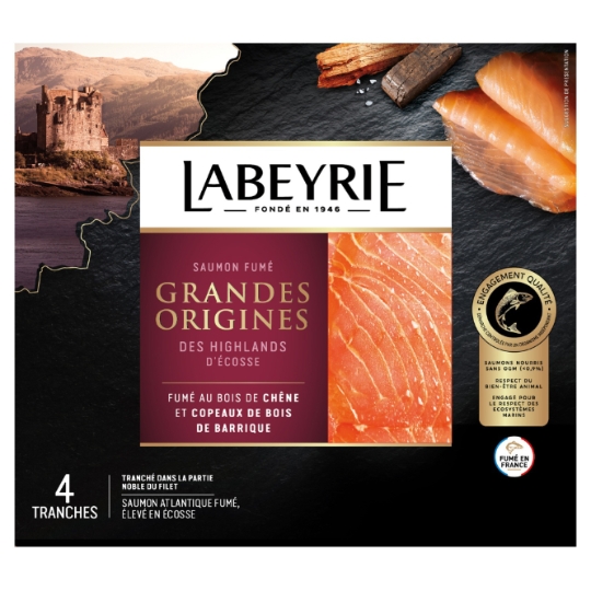 Saumon fumé Highlands d'Ecosse LABEYRIE