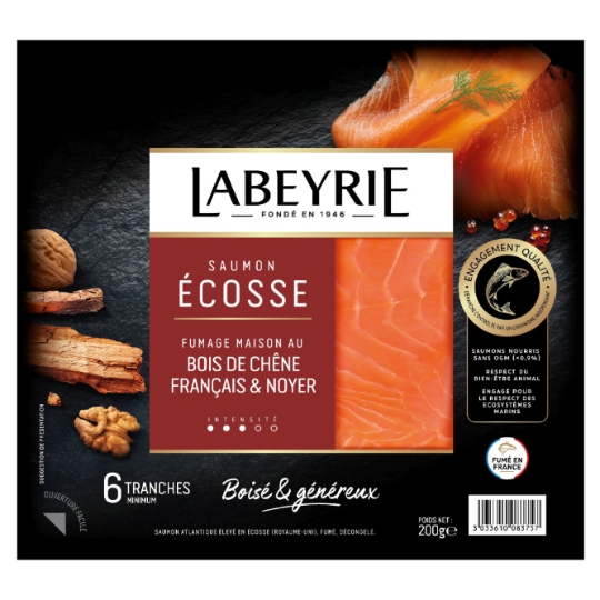 Saumon Fumé d'Ecosse Boisé LABEYRIE