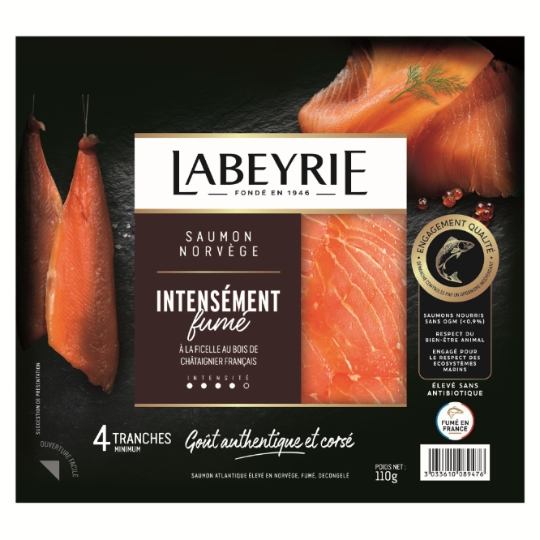 Saumon de Norvège Intensément Fumé LABEYRIE