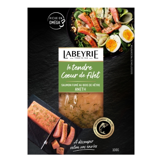 Saumon Fumé de Norvège au Bois de Hêtre et Aneth LABEYRIE