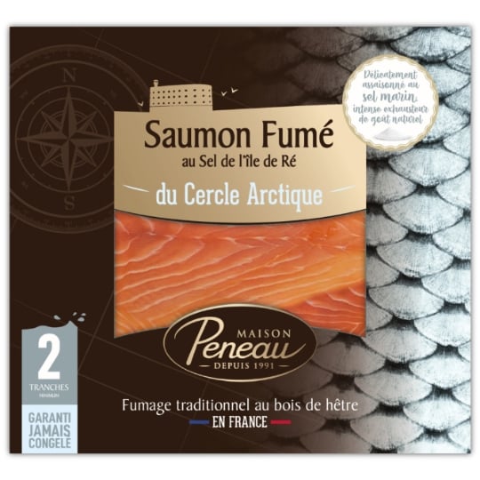 Saumon fumé du cercle arctique MAISON PENEAU