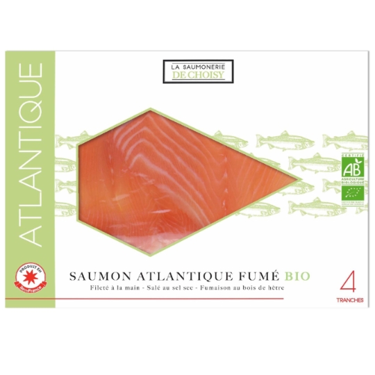 Saumon Fumé Atlantique Bio SAUMONERIE DE CHOISY
