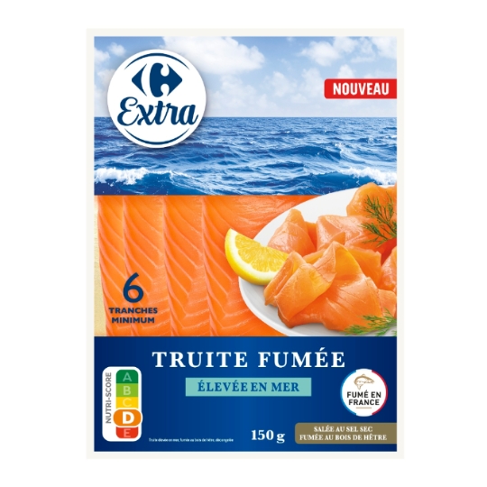 Truite fumée CARREFOUR EXTRA