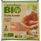 Truite fumée CARREFOUR BIO