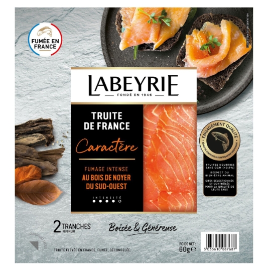 Truite de France Caractère Fumage Intense LABEYRIE