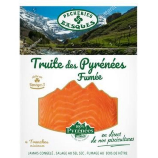 Truite Fumée des Pyrénées PECHERIES BASQUES
