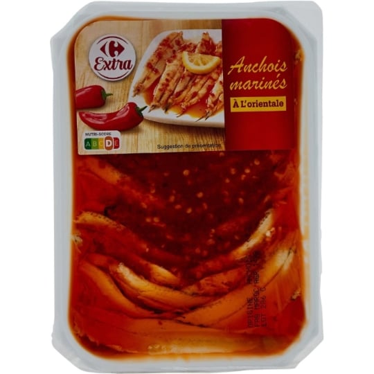 Anchois marinés à l'orientale CARREFOUR EXTRA