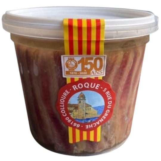 Filets d'anchois huile de tournesol ANCHOIS ROQUE