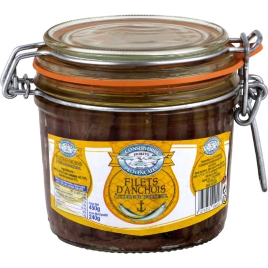 Filets d'anchois huile de tournesol CONSERVERIES PROVENCALES