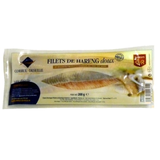 Filets de hareng fumés doux CORRUE JOEL