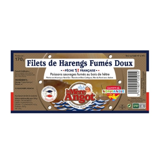 Filets de Harengs Fumés Doux LA MERE ANGOT
