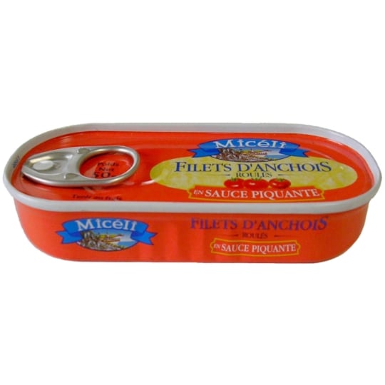 Filets d'anchois  sauce piquante MICELI