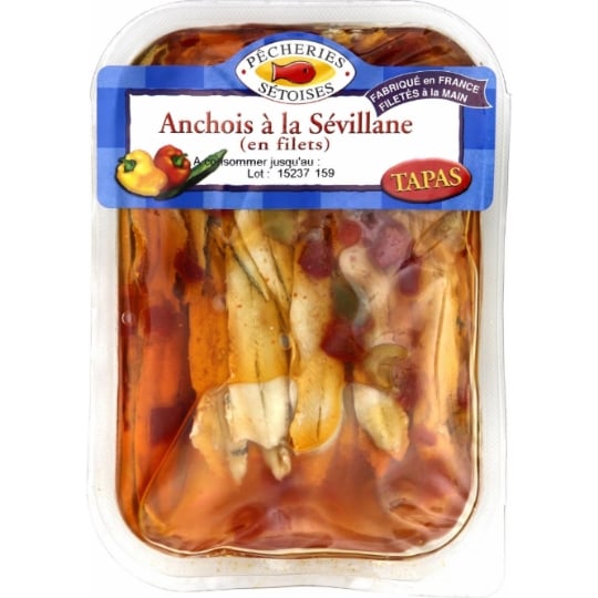 Filets d'anchois à la Sévillane PECHERIES SETOISES